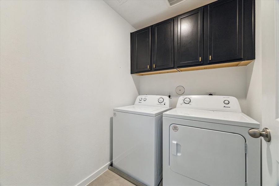 Laundry on 2nd floor, full size washer dryer included