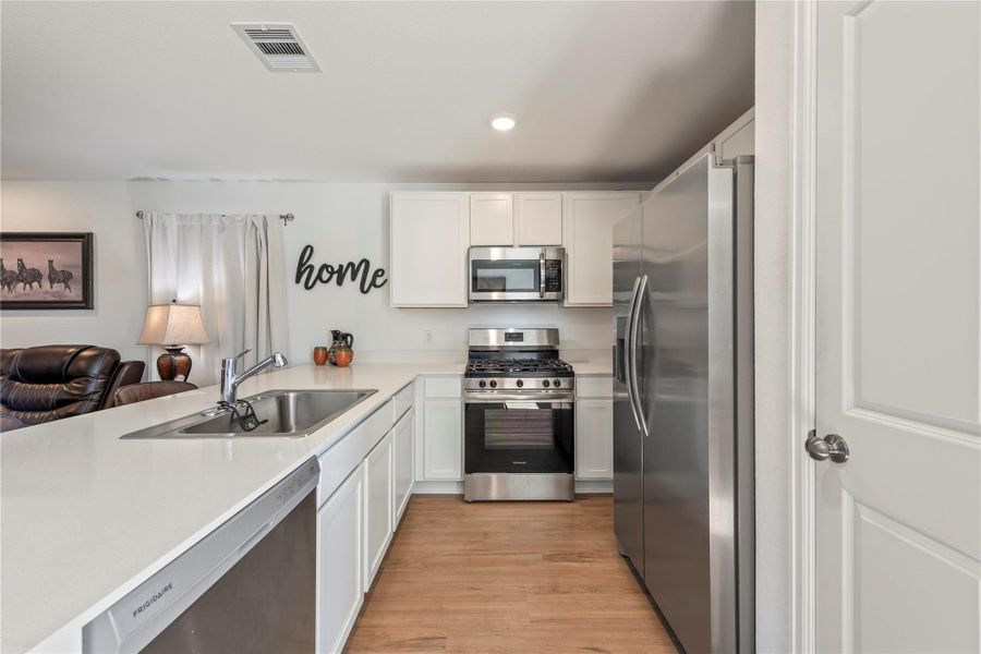 Furnished interior view inside a new home in Sterling Point at Baytown Crossings: Watermill Collection, Baytown (Image 16).