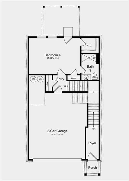 2D floor plan layout of this home in Auburn Glen, Dacula, GA (Image 3). 2D floor plan layout of this home in Auburn Glen, Dacula, GA (Image 3).