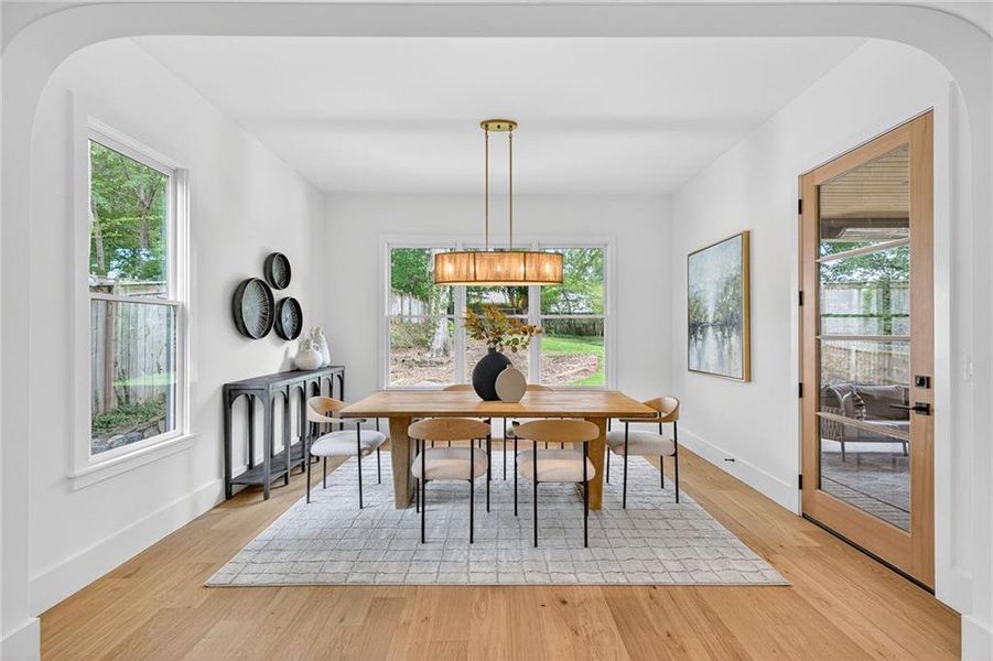 Furnished interior view inside a new home in , Atlanta (Image 5).