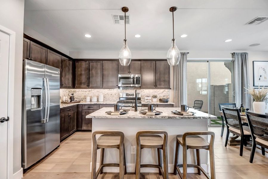 Furnished interior view inside a new home in Ironwood Villages at North Creek, Queen Creek (Image 18).