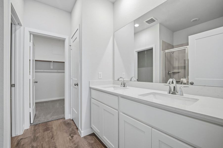 Furnished interior view inside a new home in Barrett Crossing, Crosby (Image 9).