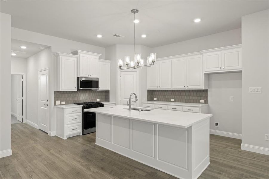 Furnished interior view inside a new home in Woodbridge, Wylie (Image 6).