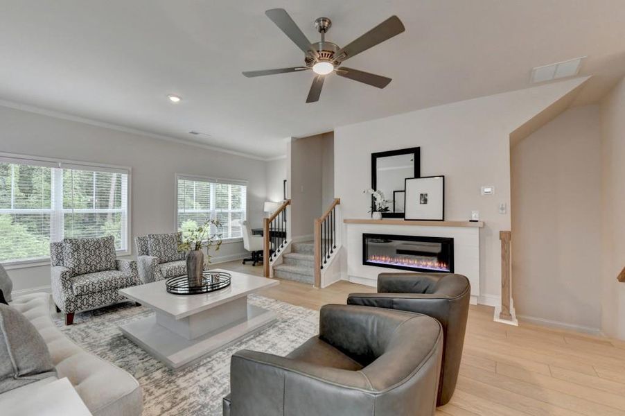 Furnished interior view inside a new home in Magnolia Grove, Mableton (Image 16).