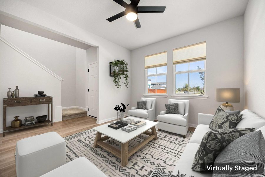Furnished interior view inside a new home in , Round Rock (Image 9).