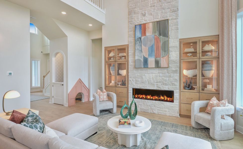 Furnished interior view inside a new home in Weslyn Park at Sunbridge, St. Cloud (Image 12).