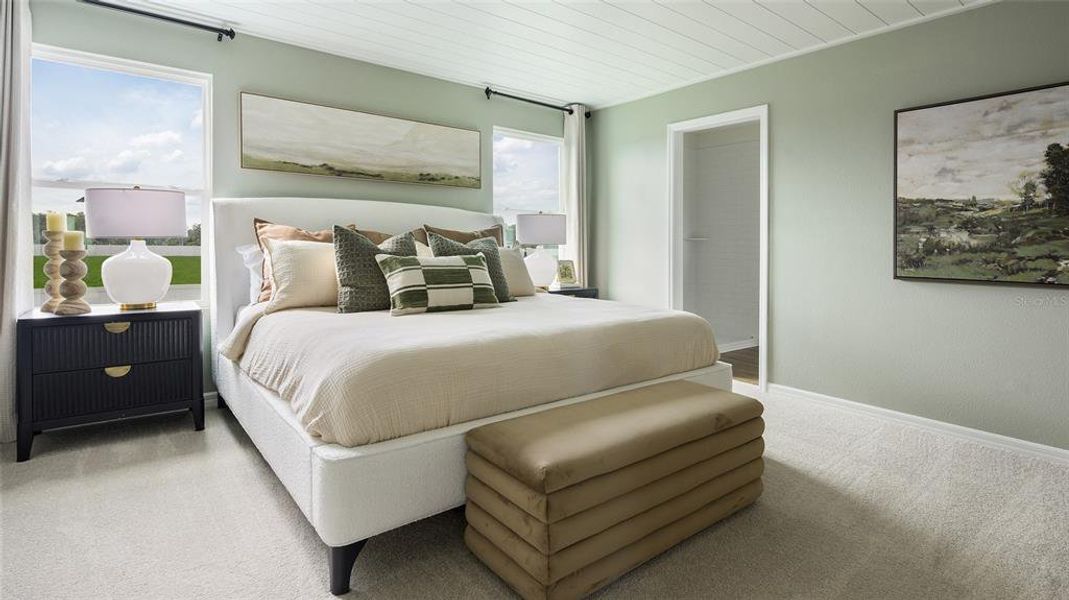 Furnished interior view inside a new home in Pasadena Ridge, Zephyrhills (Image 9).