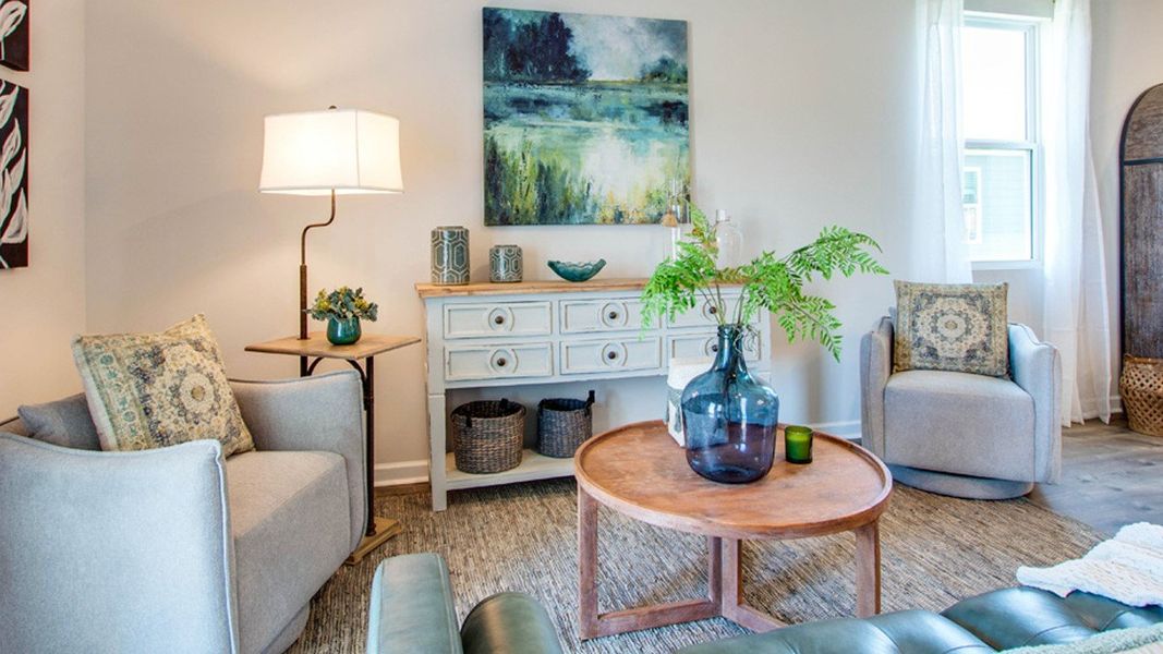 Furnished interior view inside a new home in Legacy Farms, White House (Image 12).