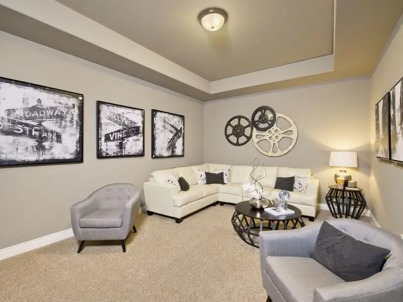 Furnished interior view inside a new home in Meridiana, Manvel (Image 16).