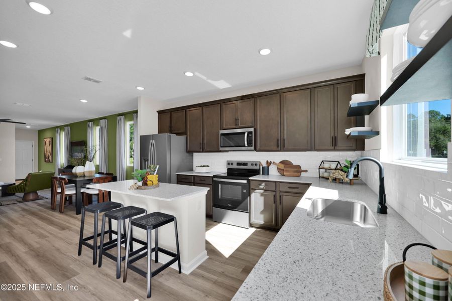 Furnished interior view inside a new home in Baxley Villas, Middleburg (Image 14).