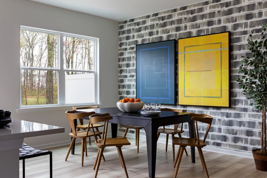 Furnished interior view inside a new home in Fifteen 15 Cannon, Charlotte (Image 6).