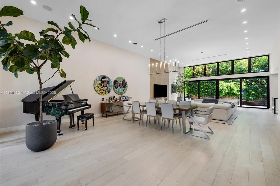 Furnished interior view inside a new home in , Miami (Image 13).