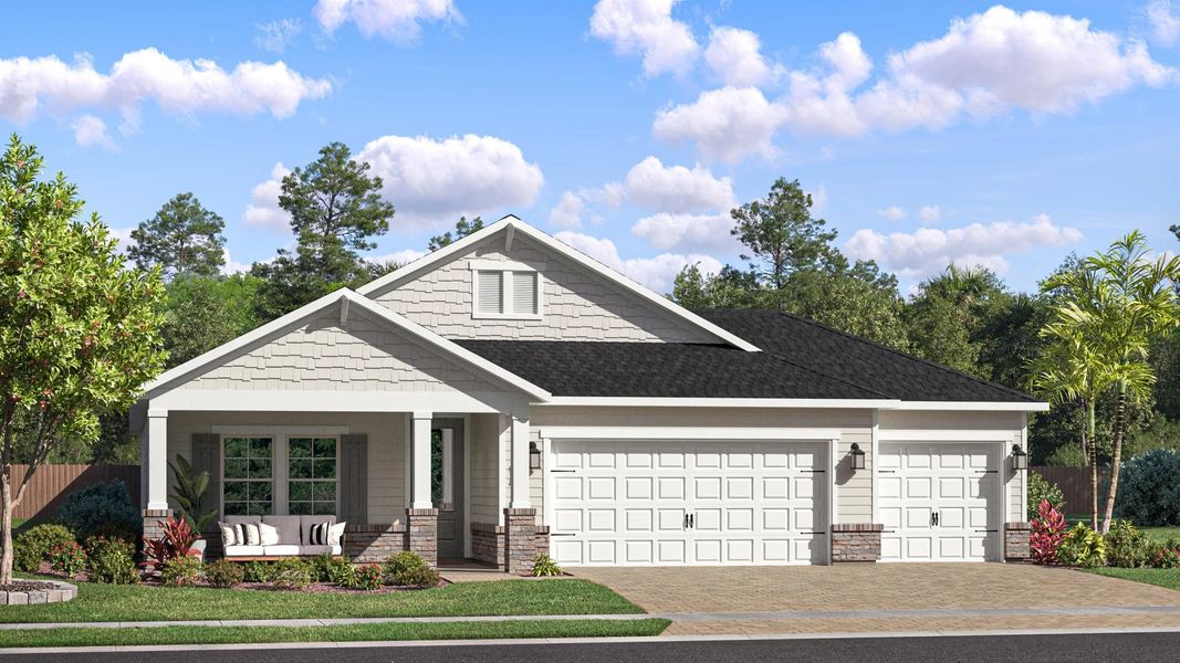 Exterior C3 with landscaping Exterior C3 with landscaping