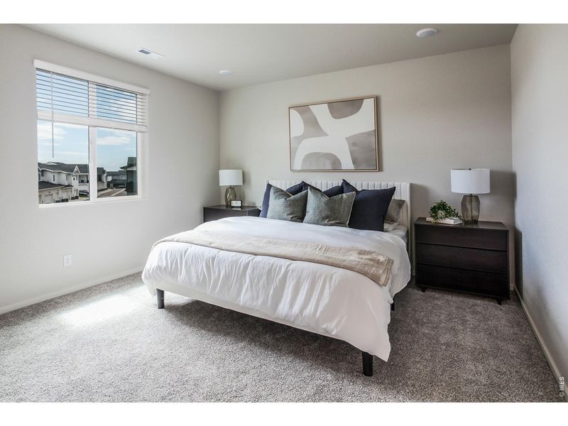 Furnished interior view inside a new home in Raindance Condos, Windsor (Image 12). Furnished interior view inside a new home in Raindance Condos, Windsor (Image 12).