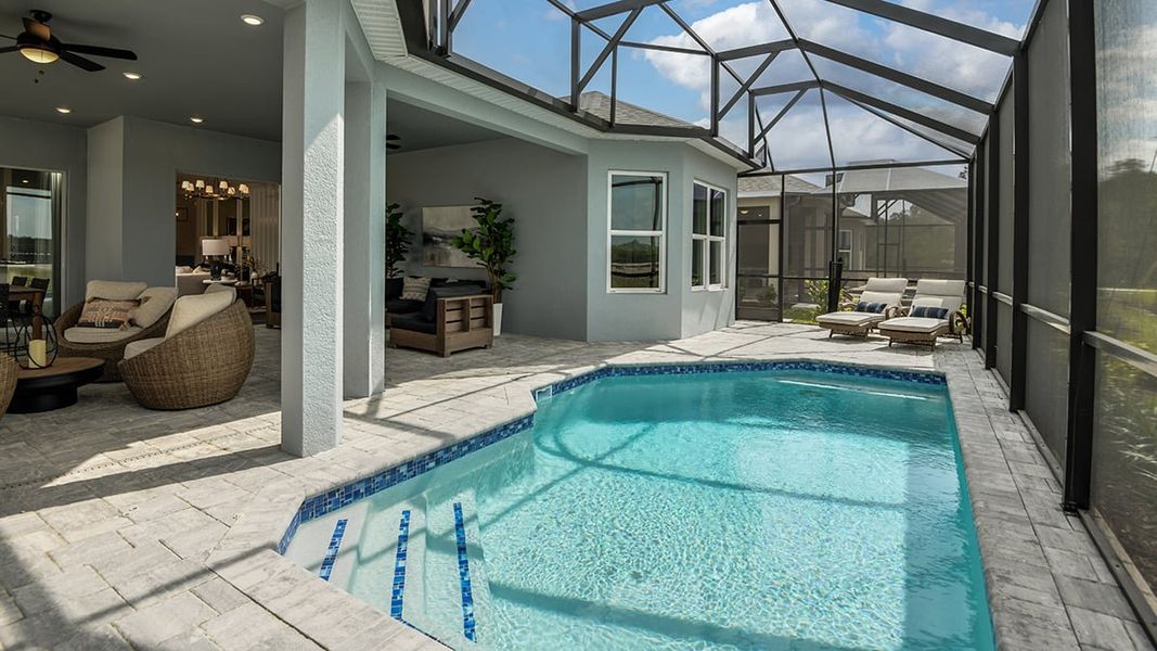 Representative exterior details of a home built from the Lazio by Taylor Morrison in Westview Community Group Page, Kissimmee (Image 27).