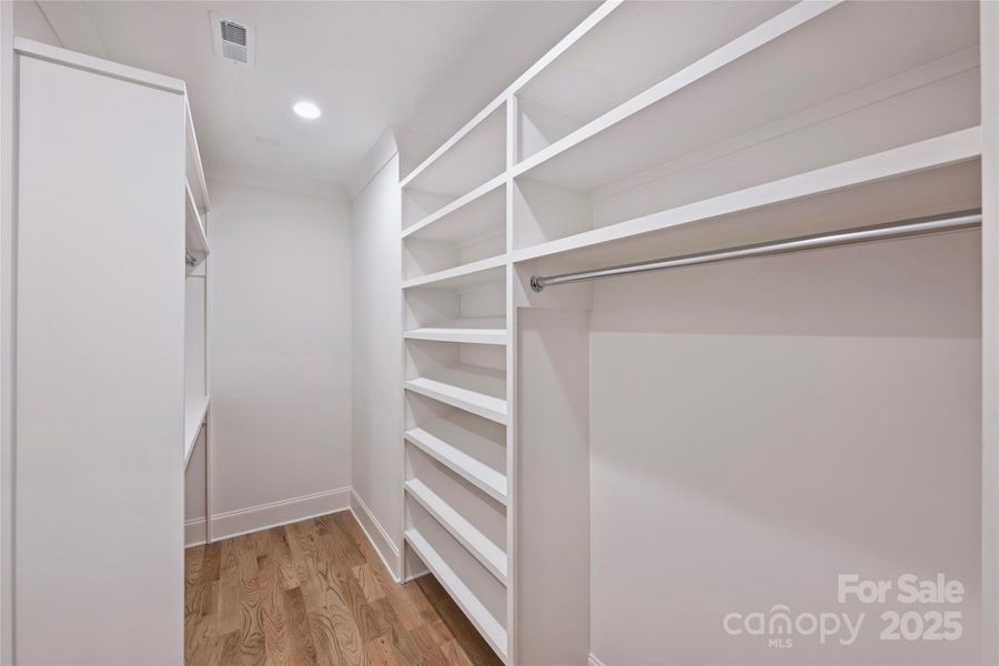 Primary custom closet Primary custom closet