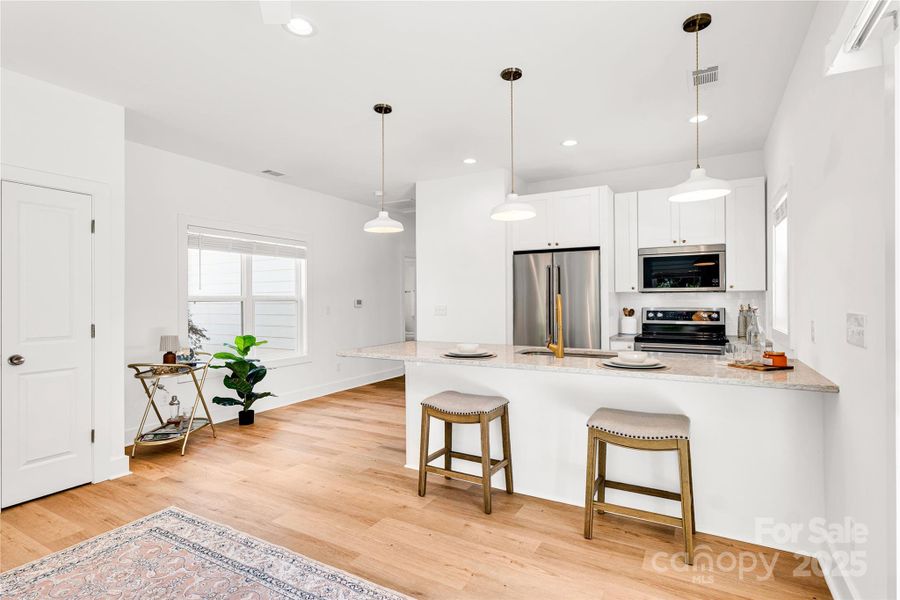Kitchen open floor plan