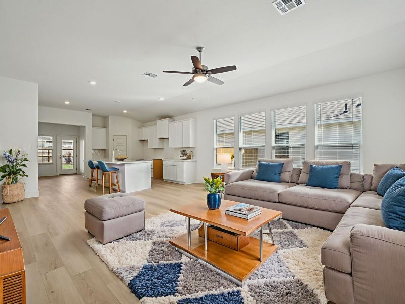 Furnished interior view inside a new home in Stetson Ridge, Marion (Image 4).
