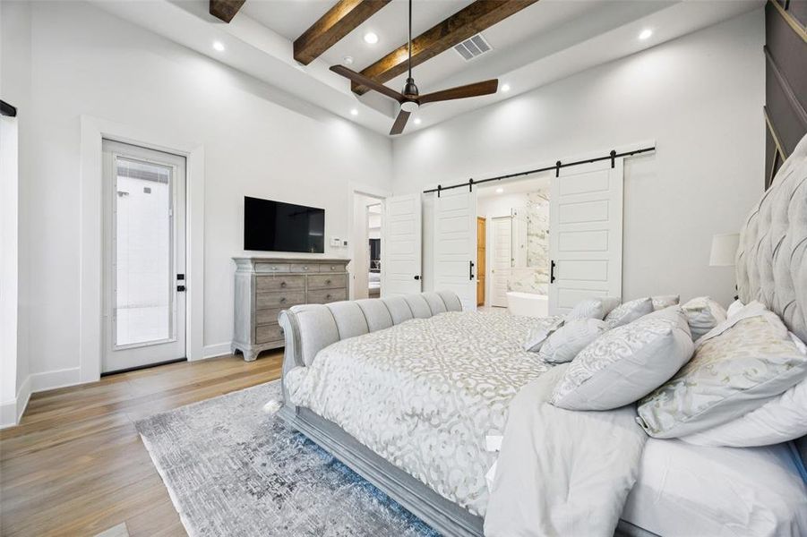 Furnished interior view inside a new home in , Flower Mound (Image 19).