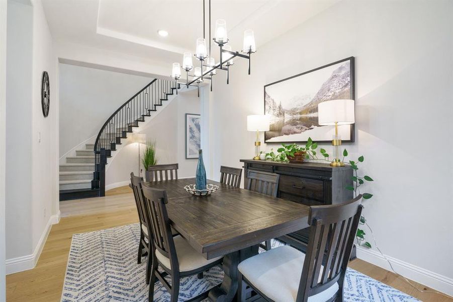 Furnished interior view inside a new home in , Frisco (Image 11). Furnished interior view inside a new home in , Frisco (Image 11).