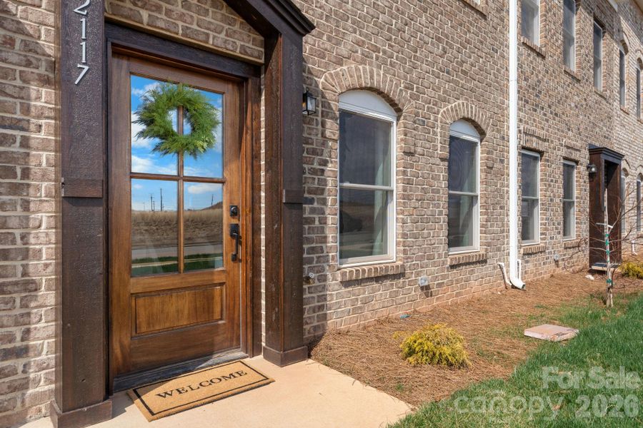 Exterior details and patio area of a home in , Hickory (Image 22).