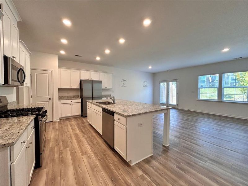 Furnished interior view inside a new home in , Suwanee (Image 12).