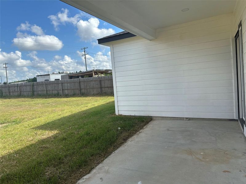 Exterior details and patio area of a home in , Cleveland (Image 2). Exterior details and patio area of a home in , Cleveland (Image 2).