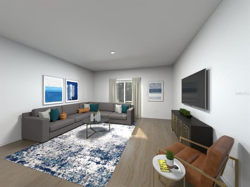 Furnished interior view inside a new home in Magnolia Bay - Premier Series, Nokomis (Image 6).