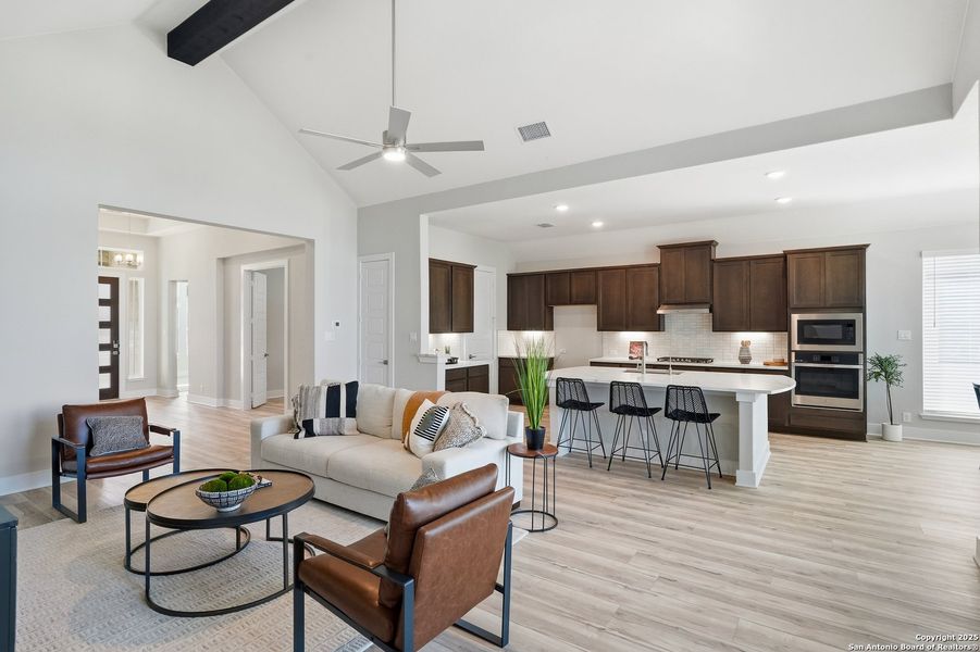 Furnished interior view inside a new home in Esperanza – New Phase Now Selling, Boerne (Image 18). Furnished interior view inside a new home in Esperanza – New Phase Now Selling, Boerne (Image 18).