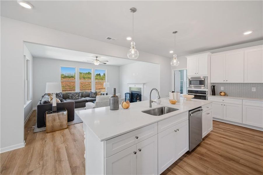Furnished interior view inside a new home in Brighton, Locust Grove (Image 10).