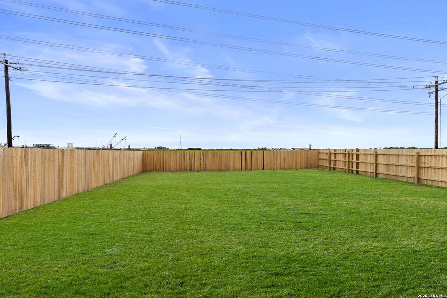 Exterior details and patio area of a home in Swenson Heights, Seguin (Image 4).