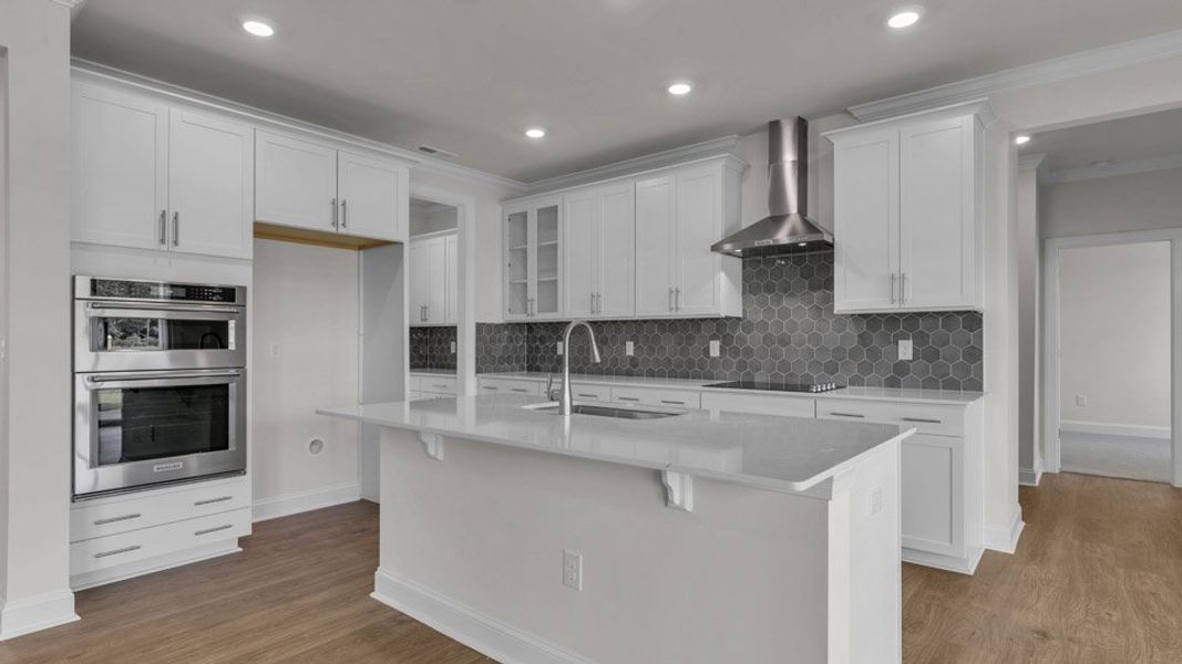 Furnished interior view inside a new home in Eagle Creek, Fuquay Varina (Image 7).