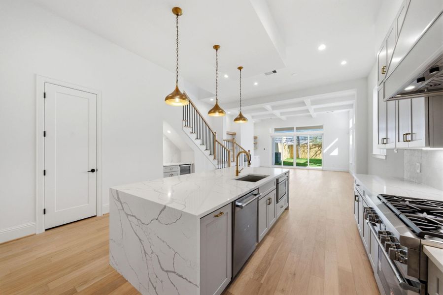 Furnished interior view inside a new home in , Houston (Image 8).