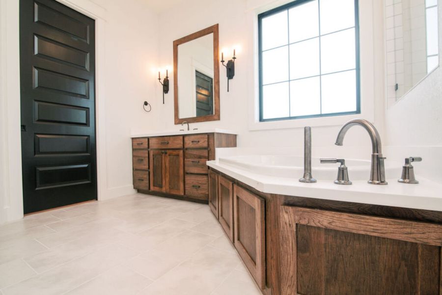 Representative furnished interior of a home built from the The Julia by Reece Homes in Pebble Creek, College Station (Image 48).