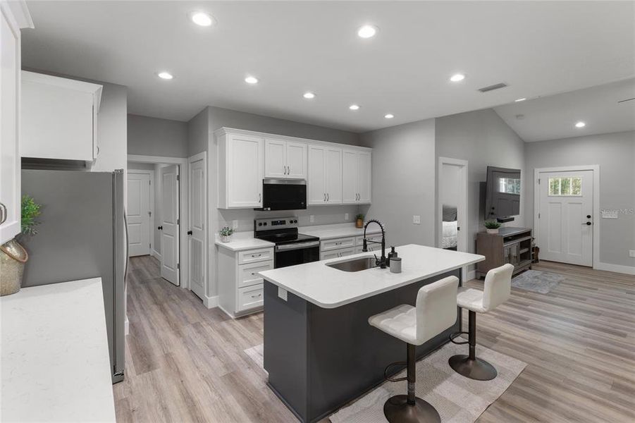 Furnished interior view inside a new home in , Florahome (Image 37).