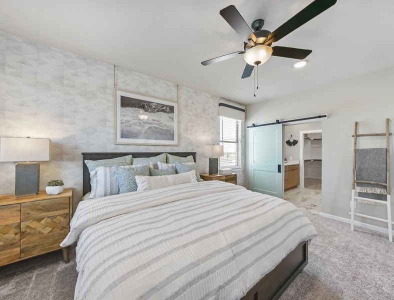 Furnished interior view inside a new home in Elyson, Katy (Image 13). Furnished interior view inside a new home in Elyson, Katy (Image 13).