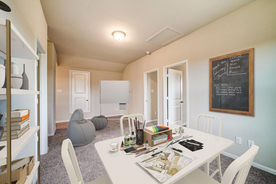Furnished interior view inside a new home in Montgomery Ridge: Landmark Collection, Montgomery (Image 16). Furnished interior view inside a new home in Montgomery Ridge: Landmark Collection, Montgomery (Image 16).