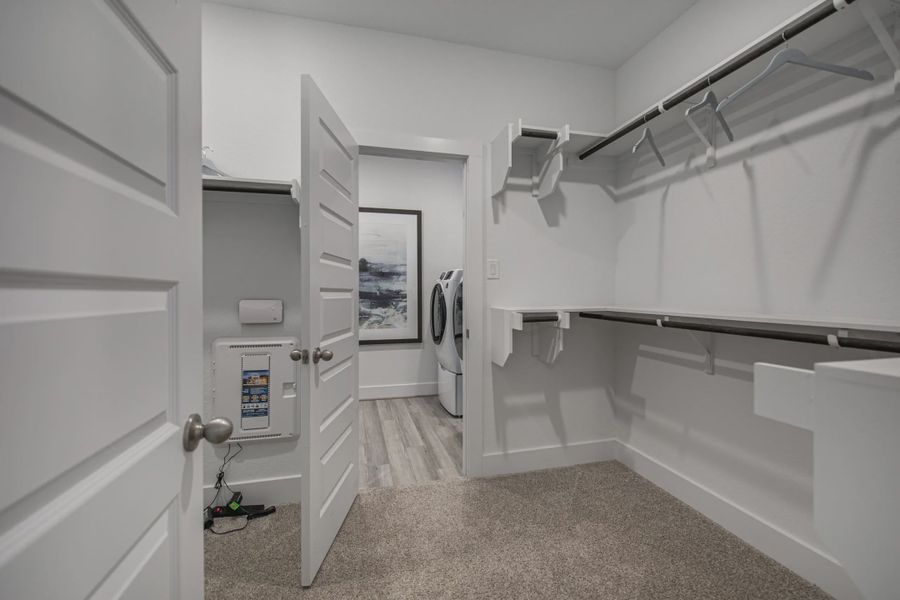 Representative furnished interior of a home built from the Brandy by Chesmar Homes in Buffalo Crossing, Cibolo (Image 16).