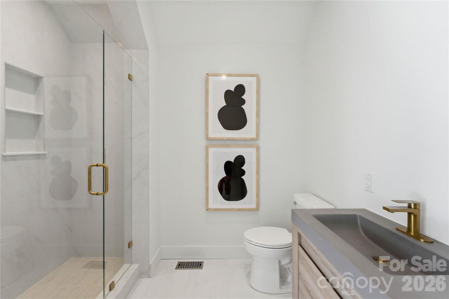 Furnished interior view inside a new home in , Charlotte (Image 10).