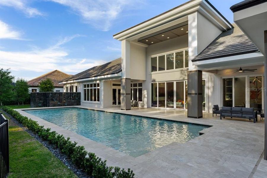Exterior details and patio area of a home in , Ormond Beach (Image 38).