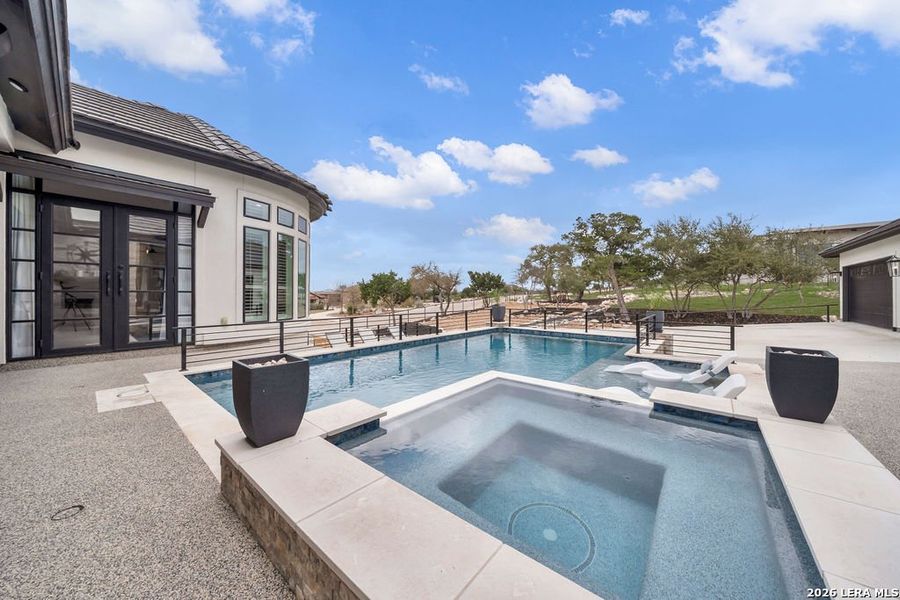 Exterior details and patio area of a home in , New Braunfels (Image 25).