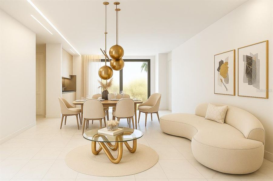 Furnished interior view inside a new home in , Port Charlotte (Image 3).