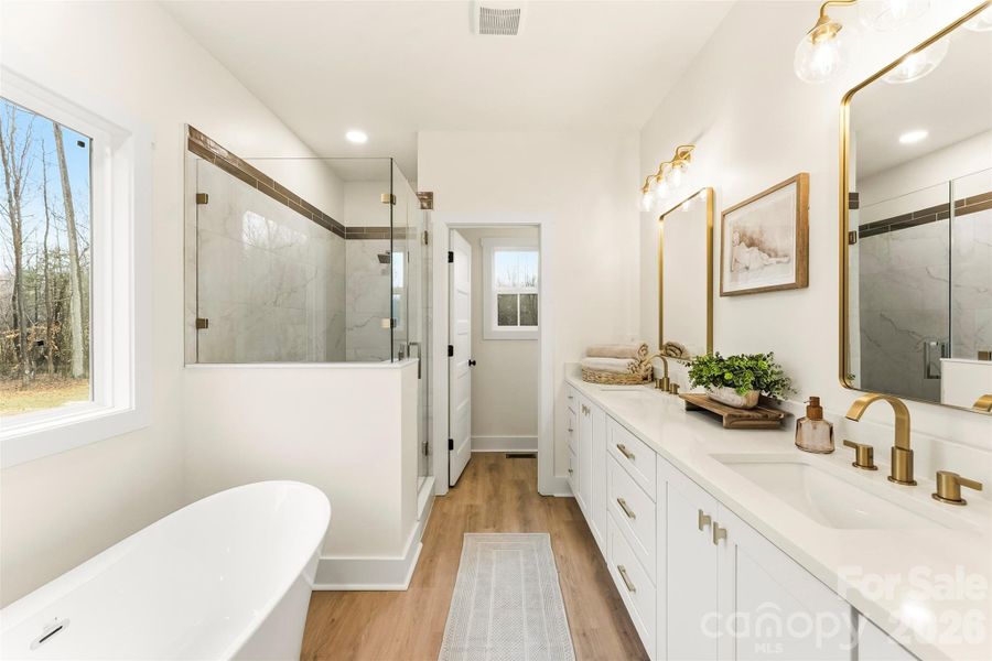 Furnished interior view inside a new home in , Bessemer City (Image 11).