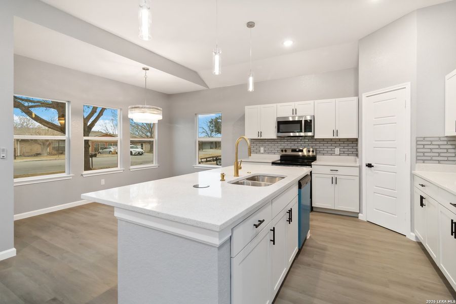 Furnished interior view inside a new home in , San Antonio (Image 13). Furnished interior view inside a new home in , San Antonio (Image 13).