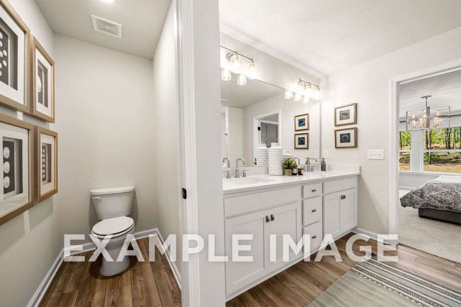 Representative furnished interior of a home built from the The Hickory B by Davidson Homes LLC in Cedar Farms, Winder (Image 33).