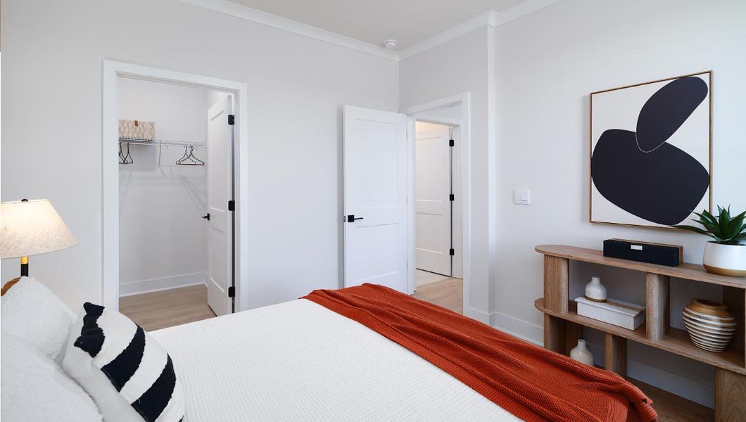 Furnished interior view inside a new home in Westport, York (Image 38).