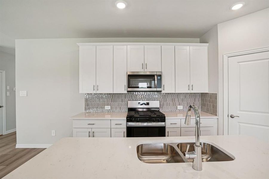 Furnished interior view inside a new home in Trails of Lavon - Spring Series, Lavon (Image 9).