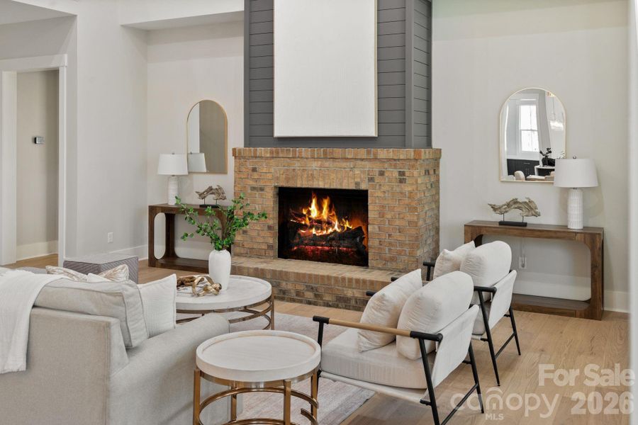 Furnished interior view inside a new home in , Clover (Image 9).