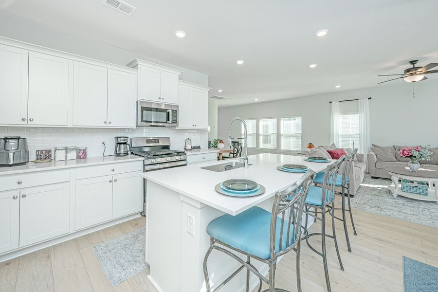 Furnished interior view inside a new home in Horizons at Summers Corner | 55+: The Cottages, Summerville (Image 6).