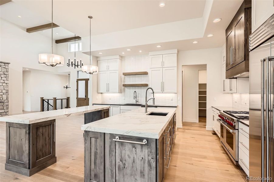 Furnished interior view inside a new home in , Parker (Image 29).